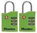Master Lock 4684T TSA-Accepted Lock in Neon Green, Orange, Pink, or Purple, 2-Pack