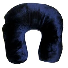 Plush Spun Gee Micro Beed Cushie Neck Pillow Navy B