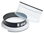Kaiser Bakeware Noblesse Easy Bake and Serve Glass Bottom Springform and Carrying Case