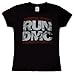 Run DMC - Distressed Logo Ladies T-Shirt