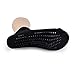 truactivewear Women's Pilates No-slip Yoga Socks For Barre, Black/Slate/Grey, 9-11