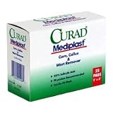 Curad Mediplast Corn, Callus & Wart Remover Pads, 25 Pads (Pack of 2)