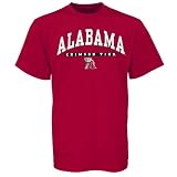 Alabama Crimson Tide Crimson Mascot Bar T-shirt