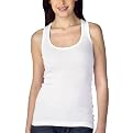 Mossimo&reg; Black: Micro Rib Racer Back - True White