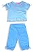  : Just a Girl - Toddler Short Sleeved Capri Set, Blue