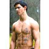 Taylor Lautner New Moon 8x10 Signed Shirtless Full Body #3