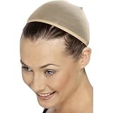 MEN LADIES FLESH COLOUR WIG CAP SECURE HAIR FANCY DRESS