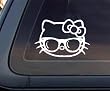 Hello Kitty with Sunglass Car Decal / Sticker