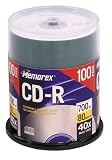 Memorex 700MB/80-Minute 40x CD-R Media (100-Pack Spindle)