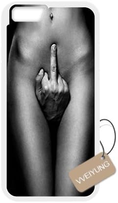 Diy Customized Cell Phone Case for Sexy Naked Girl White iphone 7 Hard Back Cover Shell Phone Case (Fit: iphone 7)