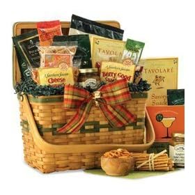All Savory Gourmet Food and Snack Picnic Hamper Gift Basket