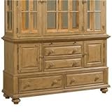 Mission Hills Curio China Base Buffet In Deep Chestnut Brown Finish by Stan ....