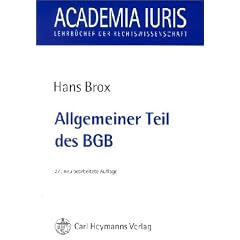 Allgemeiner Teil des BGB