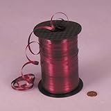Wholesale 500 Yard Spool of 3/16" Burgundy Curling Ribbon