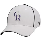 New Era Colorado Rockies White Max 39THIRTY Stretch Fit Hat