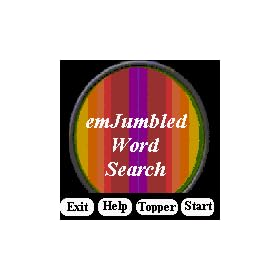 "emJumbled Word Search" for Palm OS 5