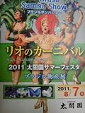 ２０１１　リオのカーニバル　サンバショー　チケット（ブラジルフード　バイキング） チケット
