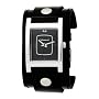 Vestal Women's  EA017 Electra Black Crocodile Leather Watch