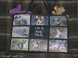 I Love My Australian Cattle Dog Personalized Photo Tote Bag Navy Blue