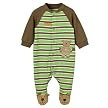 Newborn Boys' Just One Year Bear SNP - Brown/Green