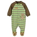 Newborn Boys' Just One Year Bear SNP - Brown/Green