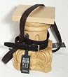 Big Men's Brown Stretch Leather Belt