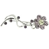 Vintage Daisy Twirl Birthstones Jewelry Brooches & Pins