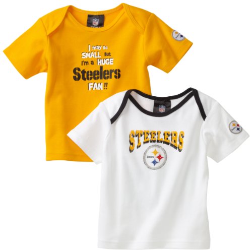 NFL Pittsburgh Steelers Two Pack Short Sleeve Shirt Infant/Toddler Boys'
