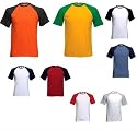 Fruit of the Loom - Kontrast T-Shirt 'Baseball T'