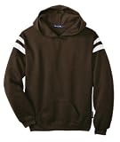 Sport-Tek - Youth Pullover Hooded Sweatshirt with Mesh Arm Stripe. Y261