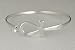 Sterling Silver Ankh Bracelet Bangle Bracelet that opens for ease.