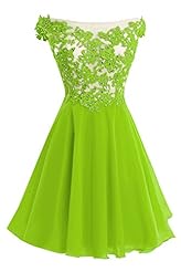 A-line Beaded Lace Chiffon Short Evening Dress/Homecoming Dress/Prom Dress/Party Dress/Wedding Dress 