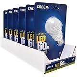 Cree 9.5-watt (60w) LED Light Bulb * 6 Pack * - Soft/warm White (2700k)