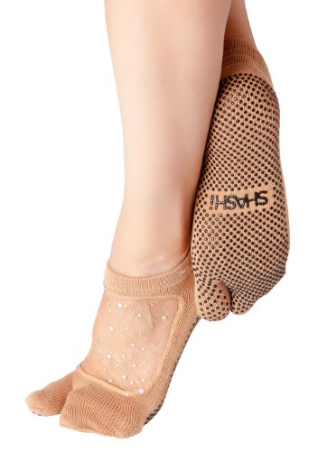 Shashi Women's Star Socks Split Toe 5.5 to 7.5 Nude