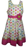 Rare Editions Girls Multi Color Polka Dot Easter Dress