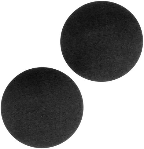 Lillypilly Anodized Aluminum Blank Circle Stamping Black 25mm (2)