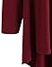 ROMWE Women's Long Sleeve Asymmetrical Tshirt Dress