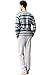Suntasty Men's Sleepwear Lounge Set Long Sleeve Pajamas Pants with Knit Top