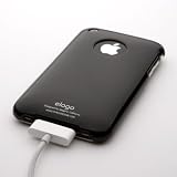 elago S3 Case for iPhone 3G/3GS (High Glossy) - Black + Universal Dock Adapter included