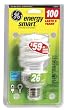 GE Spiral Compact Fluorescent Bulb, 26 Watts