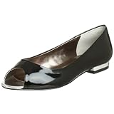 Paris Hilton Women's Savor Peep Toe Slip-On Flat