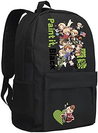 Japanese Anime Axis Power Hetalia Backpack Bag Cartoon School Bag Backpack Laptop Bag