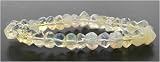 Faceted Free Form Bracelet - Pineapple Quartz