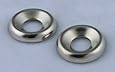 #6 Countersunk Finish Washers Steel Nickel Plated 100 Pack