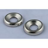 #8 Countersunk Finish Washers Steel Nickel Plated 100 Pack