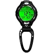 Dakota Watches 7544-8 UV/Temp Sensor Clip, Black Bezel, Carabineer Clip