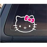 Hello Kitty with PINK BOW Car Decal / Sticker