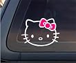 Hello Kitty with PINK BOW Car Decal / Sticker