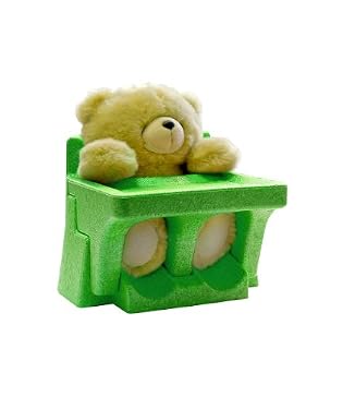 Lil' Cushi Tush Toy Seat with Forever Friends Bear - Green