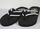 Oakland Raiders NFL Contoured Flip Flop Sandals